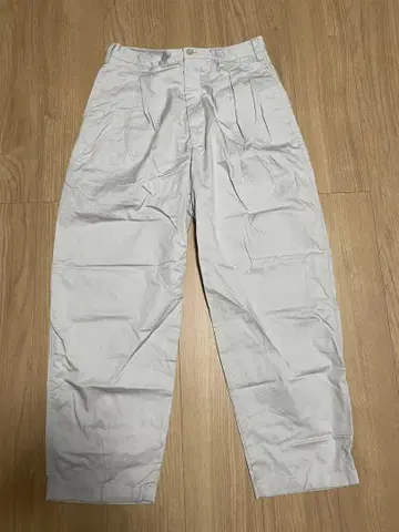UNIQLO U 턱 와이드 팬츠 라이트 그레이