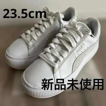 [미사용] PUMA 통굽 스니커즈 화이트