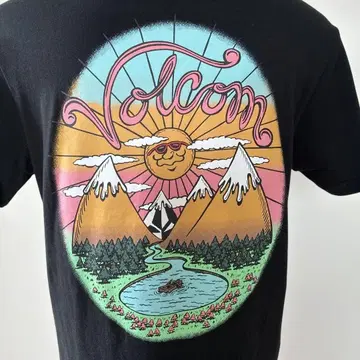 Volcom Matt Adams 아트 T셔츠 블랙 L
