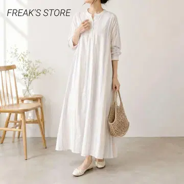 FREAK'S STORE 프릭스스토어 스트라이프 셔츠 원피스