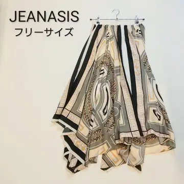 JEANASIS 지나시스 모듬 스카프 아지메 스커트 프리 사이즈 올 패턴