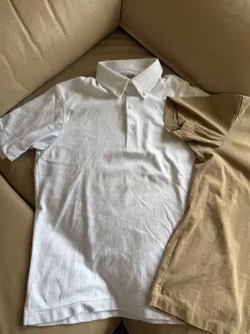 UNIQLO AIRism 코튼 피케 셔츠 네이비 S XS 사이즈 남성용