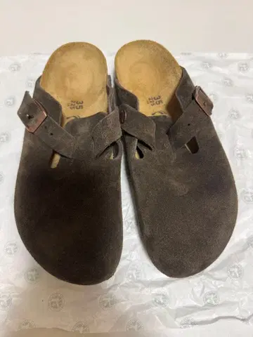 BIRKENSTOCK 보스턴 모카 35 사이즈 1회 착용