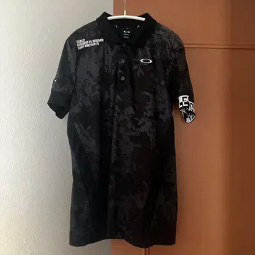 OAKLEY 피케 셔츠 블랙 골프웨어 M