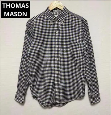 THOMAS MASON 토마스 메이슨 깅엄 체크 긴팔 셔츠 일본제