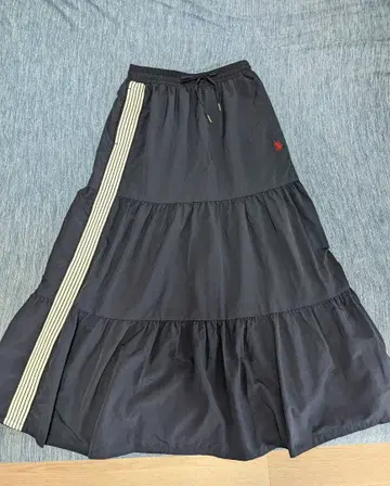 CPCM U.S. POLO ASSN. 롱 스커트 플레어 스커트