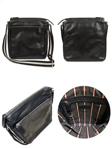 BALLY 숄더백 블랙 가죽