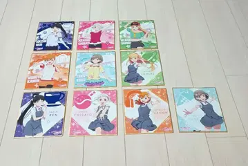 러브 라이브 슈퍼스타 색지 10장 세트