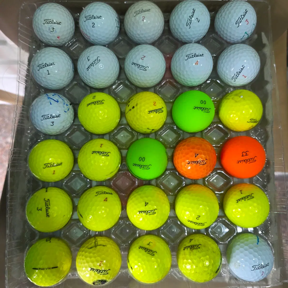 타이틀리스트 골프공 로스트볼 prov1 prov1x 포함 60개