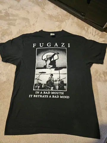 FUGAZI 반팔 T셔츠 후카가와 마히로 이자와 사오리 L 사이즈