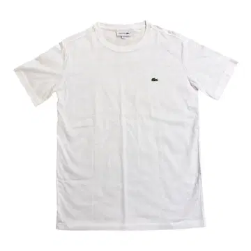 미사용 새상품 LACOSTE 라코스테 반팔 T셔츠 L 사이즈 상당 와니 화이트