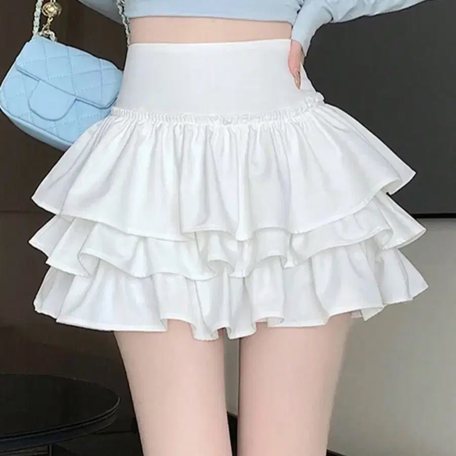 래이스 프릴 캉캉스커트