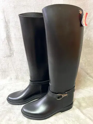 메듀즈 레인부츠 블랙 사이즈 36 (23cm) 프랑스 새상품
