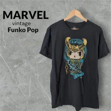 2010's/vintage/MARVEL 프린트T/블랙/그런지 y2k