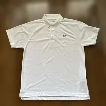 LACOSTE SPORT 피케 셔츠 화이트 흡한속건