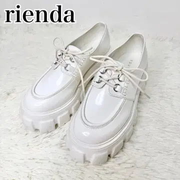 미사용급 rienda 탱크 솔 볼륨 로퍼 L 화이트