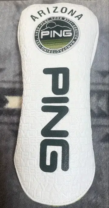 PING 드라이버용 헤드커버 화이트