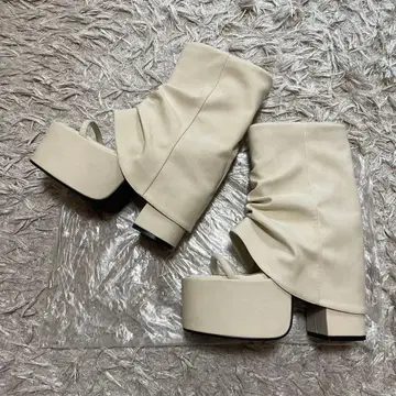 *새상품 EMODA 커버 벌키 샌들 부츠