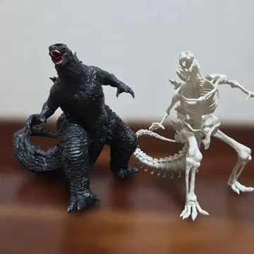 반다이 프라모델 고질라 조립 완료