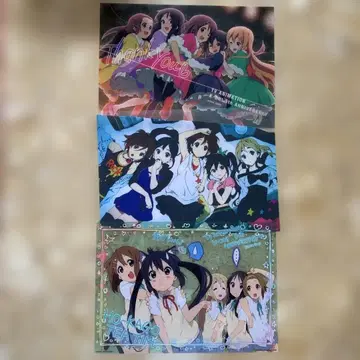 케이온! A4 사이즈 클리어 포스터 세트 5주년 기념일