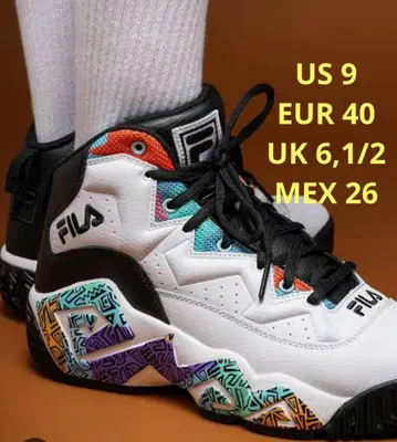FILA 하이컷 스니커즈 멀티 컬러 US9