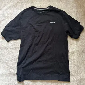 Patagonia 티셔츠 블랙 로고