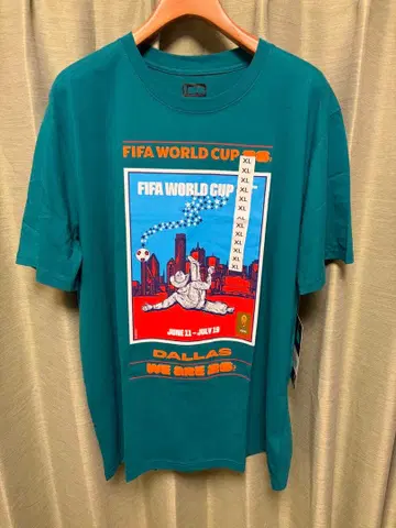FIFA 월드컵 26 달라스 티셔츠 US XL 사이즈