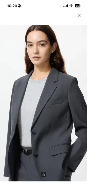 UNIQLO 감동 자켓 08 다크 그레이 S