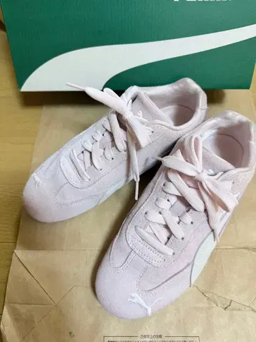 PUMA 핑크 스피드캣 스니커즈