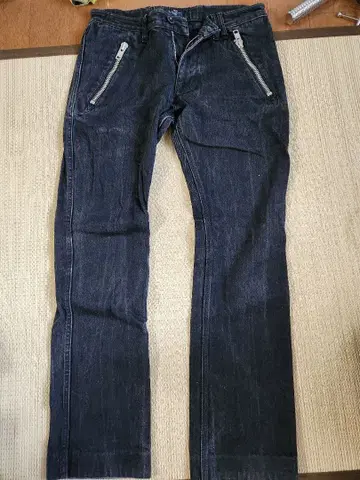 Paul Smith JEANS 블랙 데님 지퍼 포켓
