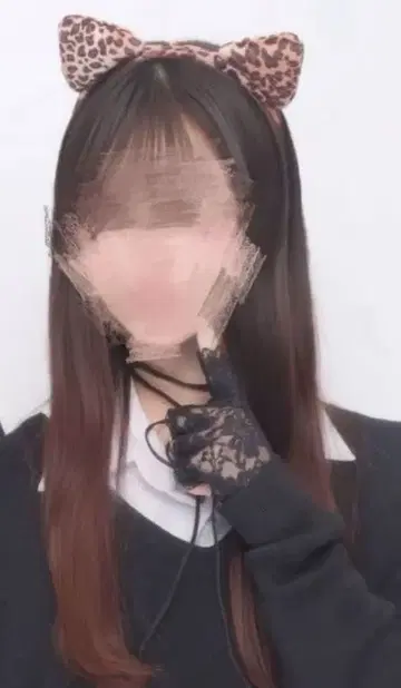 디즈니 레오파드 무늬 머리띠