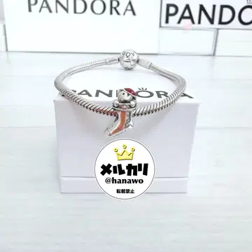 PANDORA 참 Christmas Stocking 곰 산타