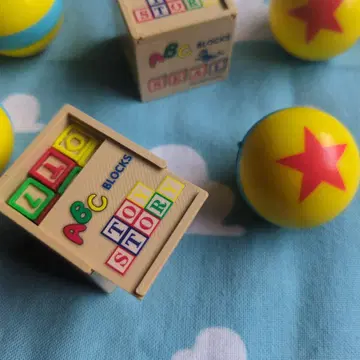미니어처 토이스토리 알파벳 블록 3cm 쌓기 블록 ABC