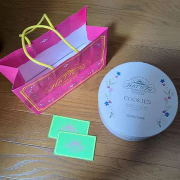 지브리 파크 해터 모자 가게 빈 상자 종이 봉투 메시지 카드
