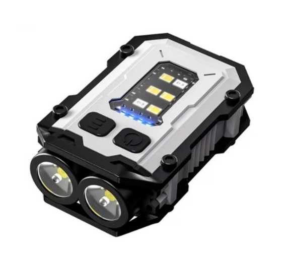 N6299 4 단 LED 충전식 초경량 캡 라이트