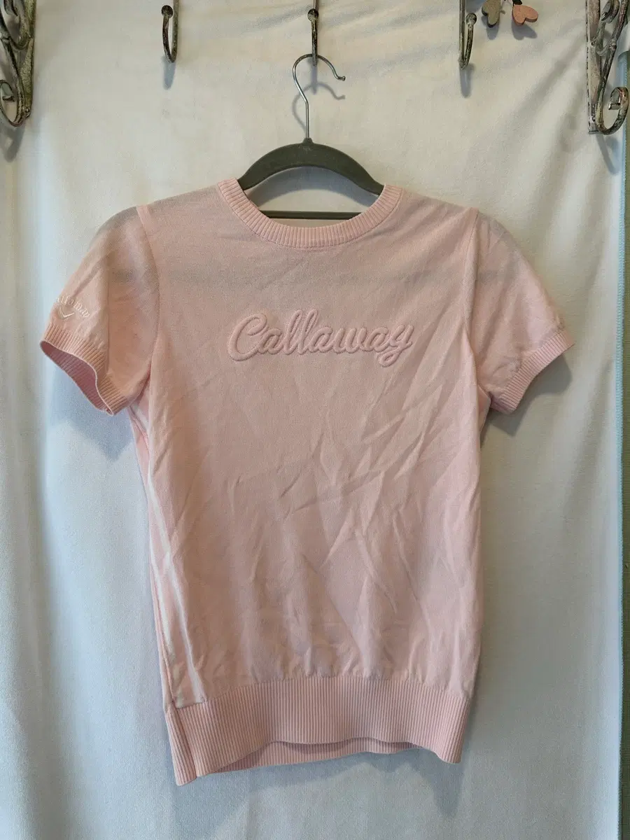 Callaway 캘러웨이 반팔 니트 탑