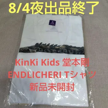 KinKi Kids 도모토 츠요시 ENDLICHERI T셔츠 미개봉 새상품