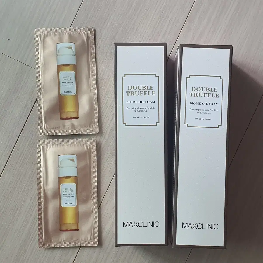 맥스클리닉 더블트러플 바이옴  오일폼 클렌저 최신상 2개일괄