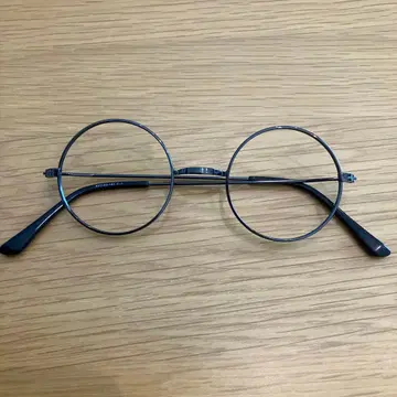 라운드형 한 코 메탈 프레임 안경 일본제