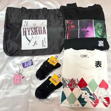 HUNTER x HUNTER 히소카 긴팔 티셔츠 키링 가방