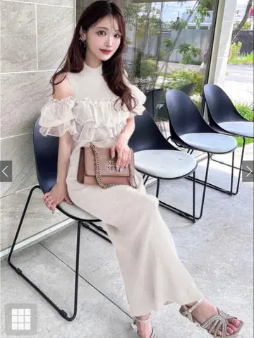 그레일 원피스 셋업