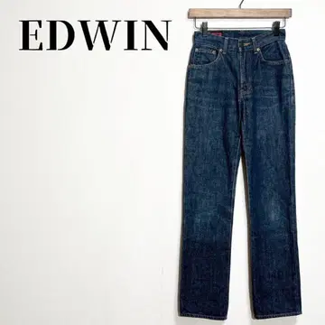 EDWIN Miss503ZZ 스트레이트 데님 하이웨스트 사이즈 26 x 32