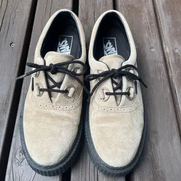 VANS 크리퍼 스웨이드 스니커즈 베이지