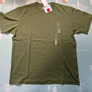UNIQLO UTGP 2022 PEANUTS 티셔츠 카키 XL