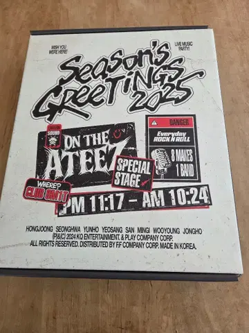 ATEEZ 시즌 그리팅 2025 민기 제외