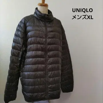 UNIQLO 울트라 라이트 다운 자켓 다크 브라운 남성용 XL