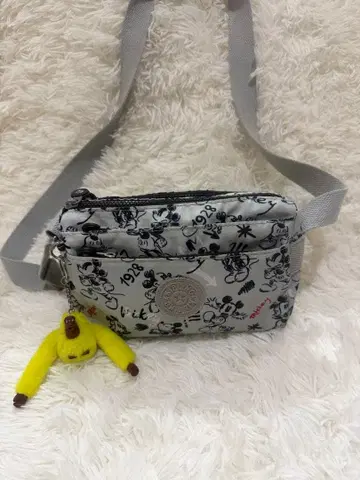 Kipling x Disney 미키 콜라보 숄더백 올 패턴 몽키