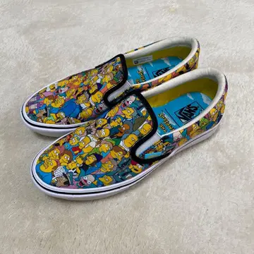 Vans 더 심슨 슬립온 스니커즈 24cm