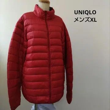 UNIQLO 울트라 라이트 다운 자켓 레드 남성용 XL
