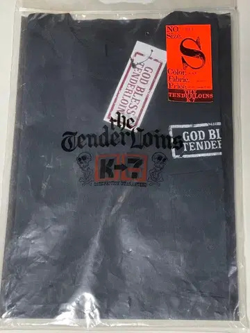 레어 데드스탁 TENDERLOIN 박스 로고 포켓 T셔츠 블랙 S